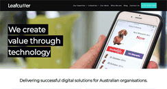 Desktop Screenshot of leafcutter.com.au